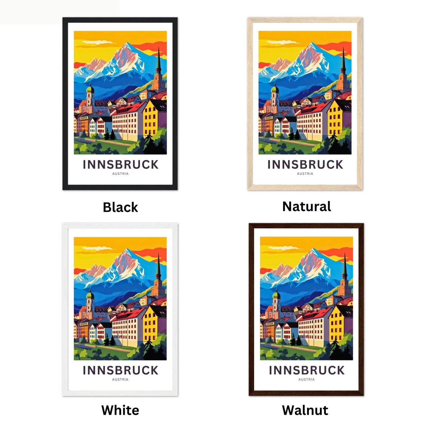 Innsbruck Travel Poster