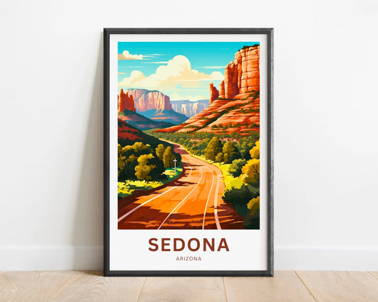 Sedona Travel Poster