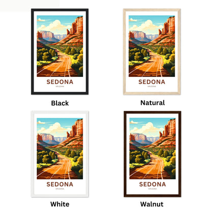 Sedona Travel Poster