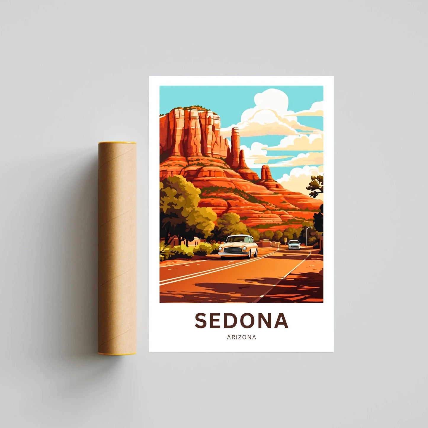 Sedona Travel Poster