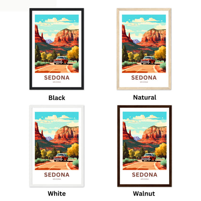 Sedona Travel Poster