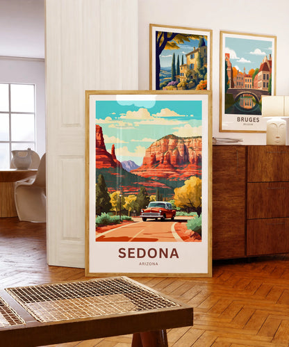 Sedona Travel Poster