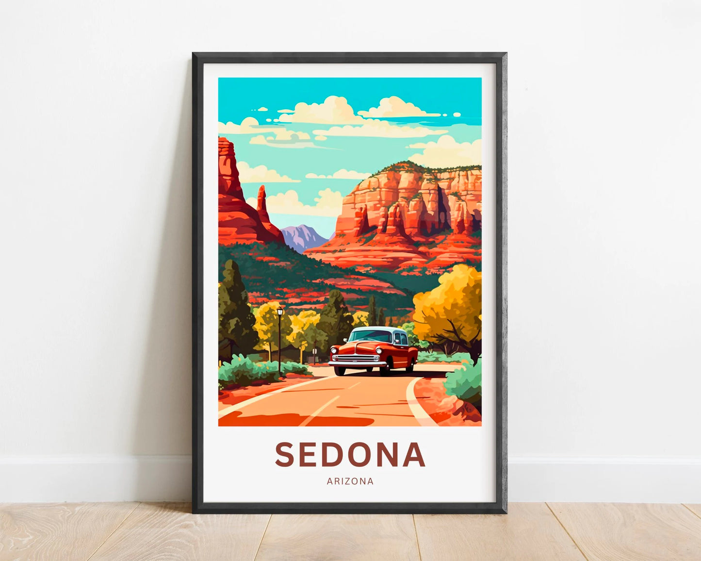 Sedona Travel Poster