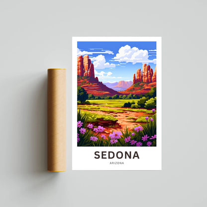 Sedona Travel Poster