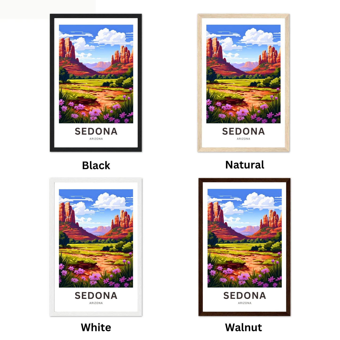 Sedona Travel Poster