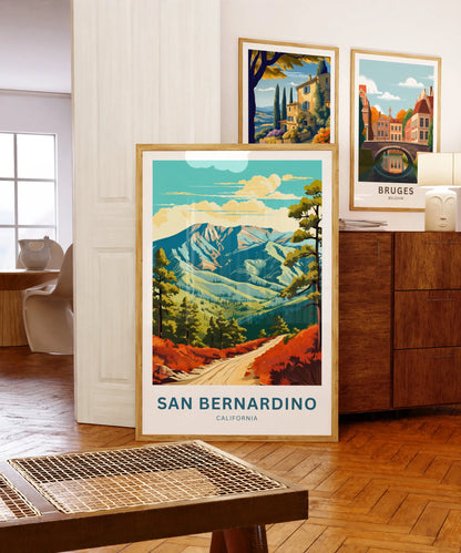 San Bernardino Travel Poster