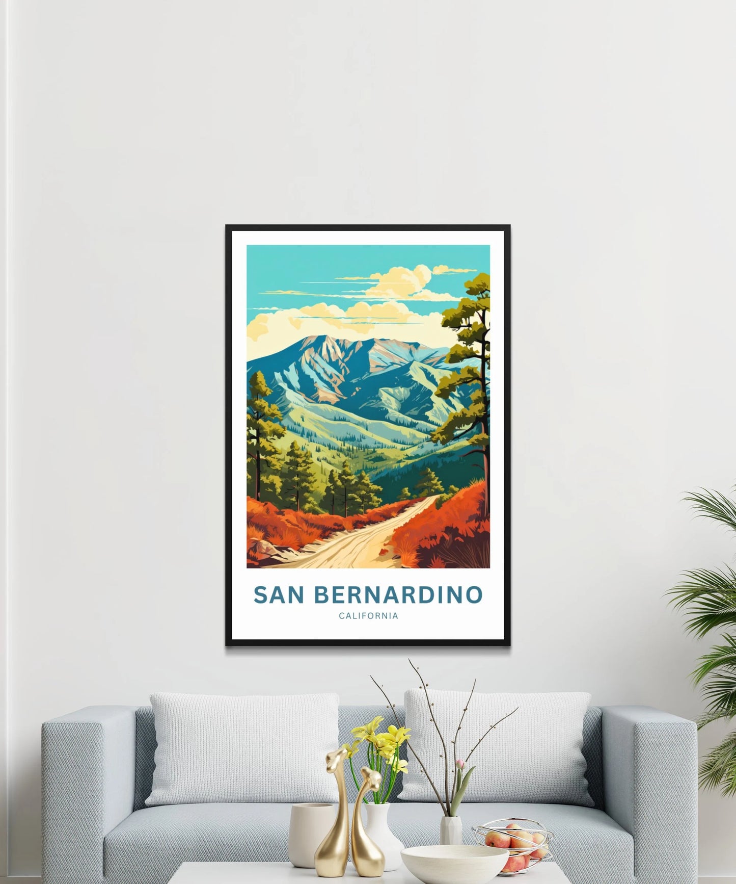 San Bernardino Travel Poster