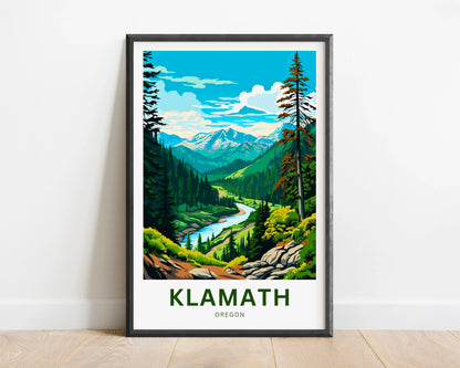 Klamath Travel Poster