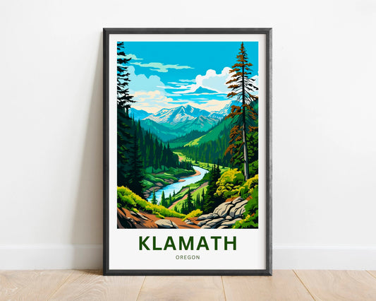 Klamath Travel Poster