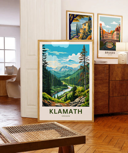 Klamath Travel Poster