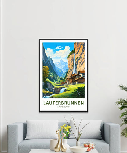 Lauterbrunnen Travel Poster