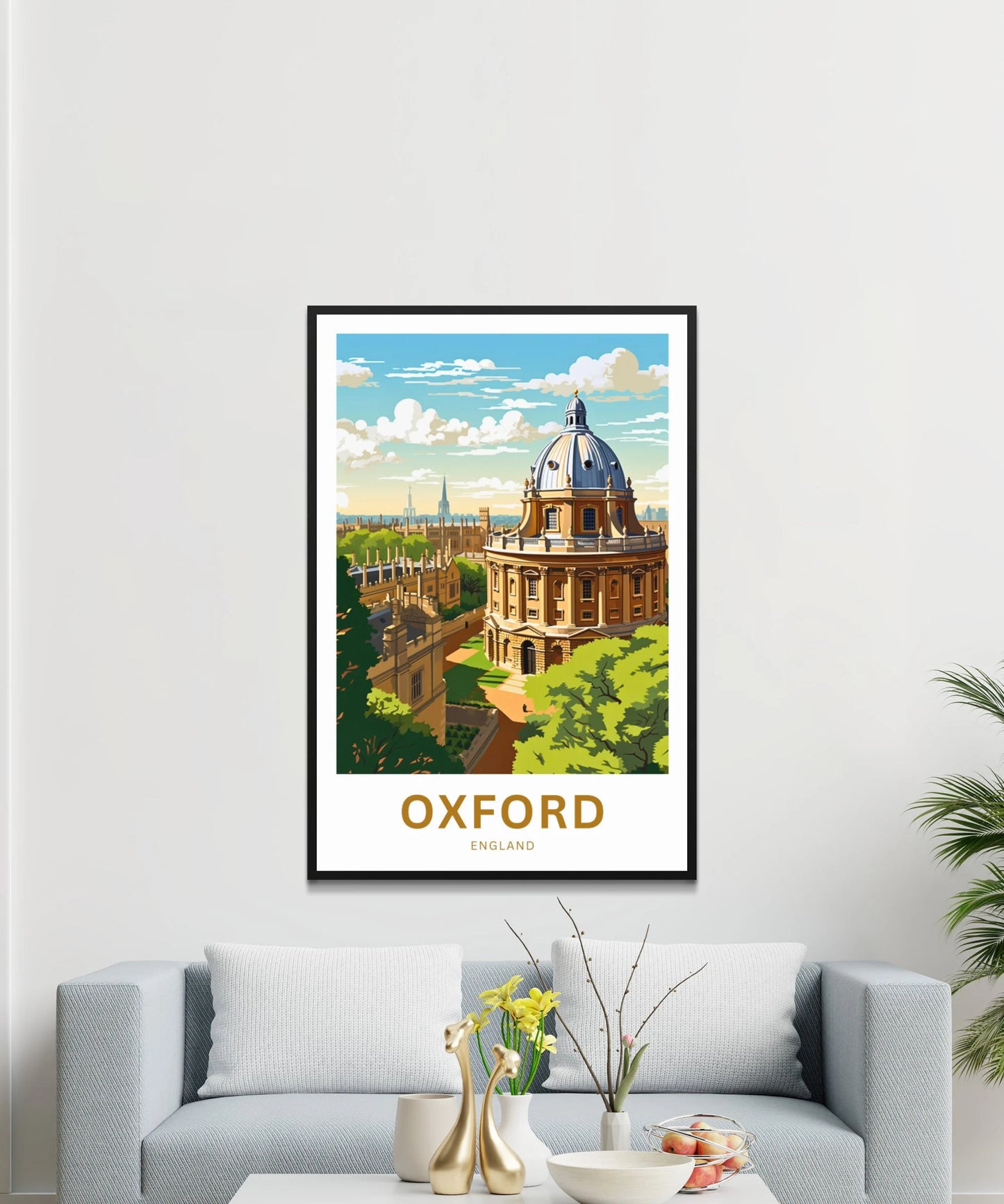 Oxford Travel Poster