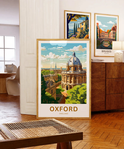 Oxford Travel Poster