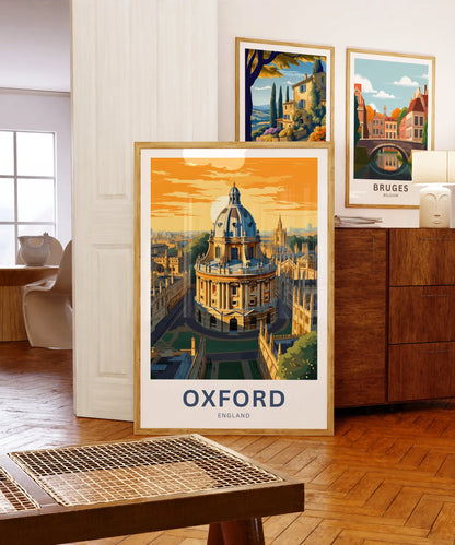 Oxford Travel Poster