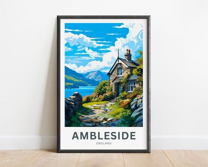 Ambleside Travel Poster - Serene Landscapes