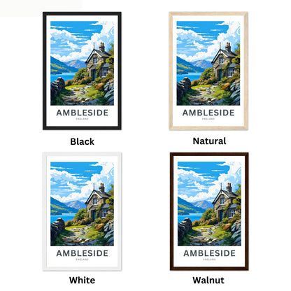 Ambleside Travel Poster - Serene Landscapes