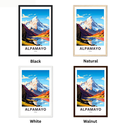 Alpamayo Travel Poster