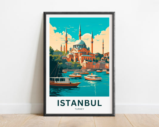 Istanbul Travel Poster