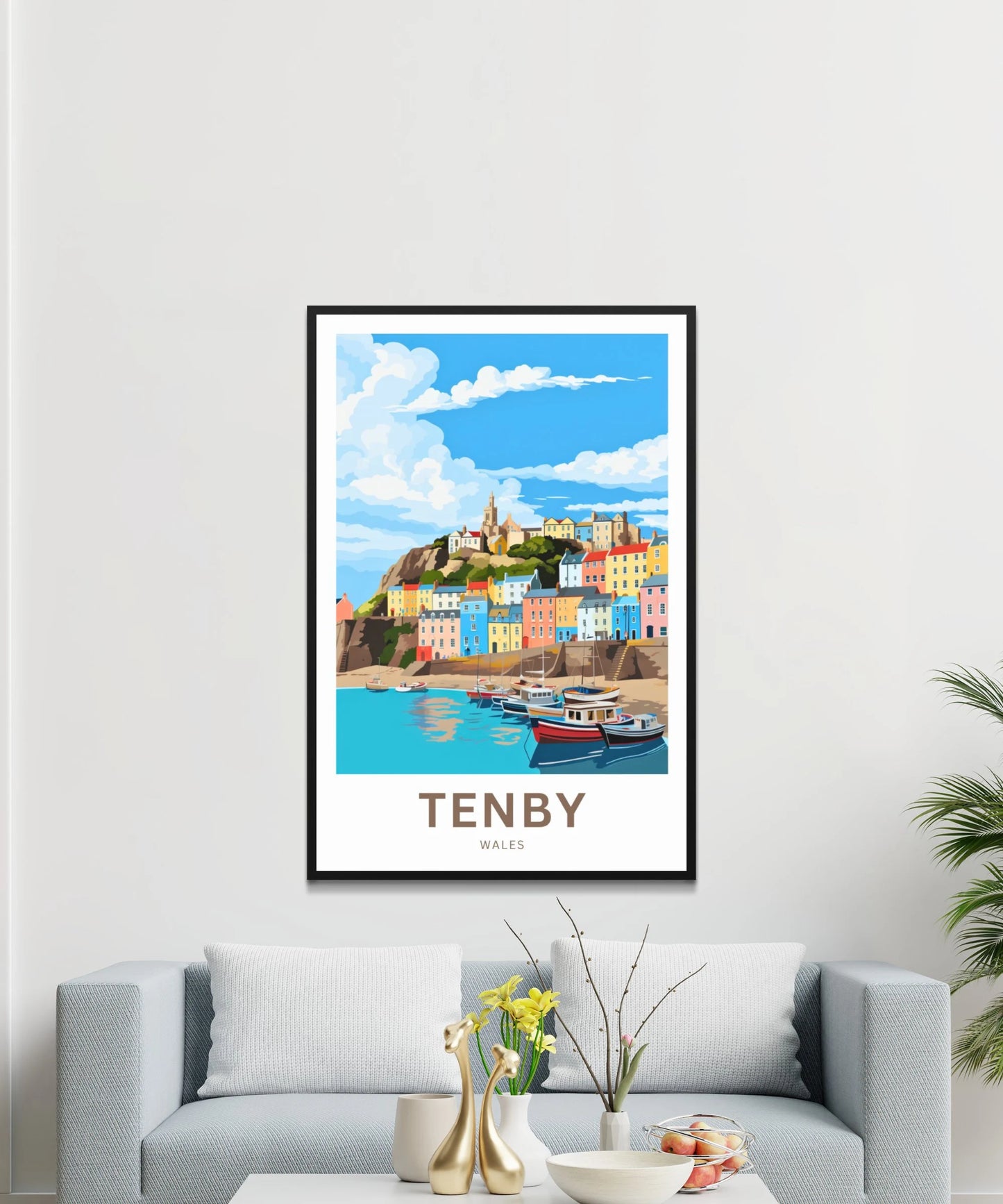 Tenby Travel Poster