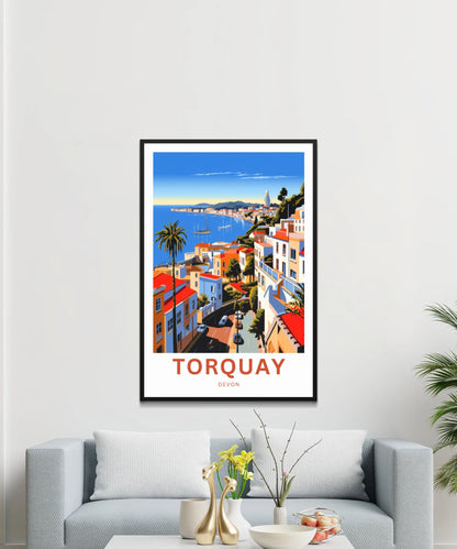 Torquay Travel Poster