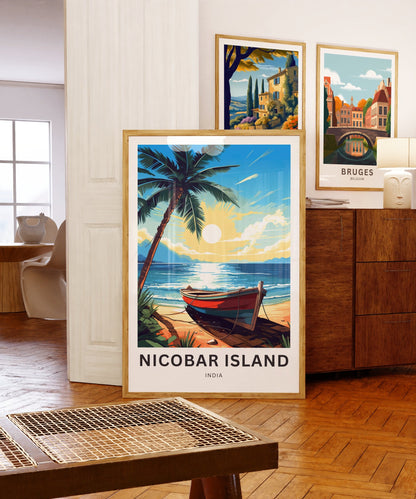 Nicobar Island Travel Poster