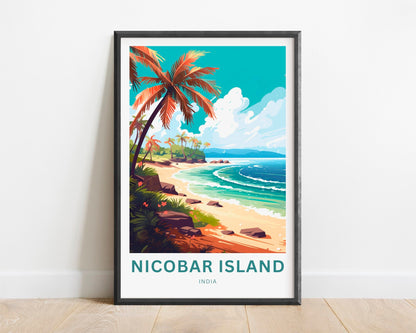 Nicobar Island Travel Poster