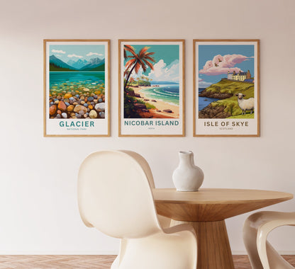 Nicobar Island Travel Poster