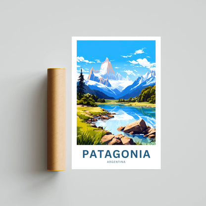 Patagonia Travel Poster