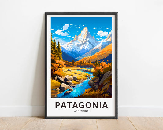 Patagonia Travel Poster