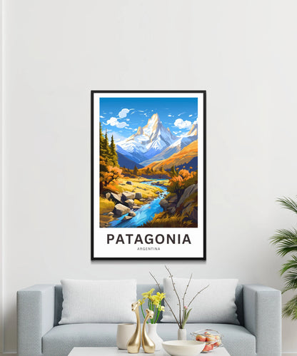 Patagonia Travel Poster