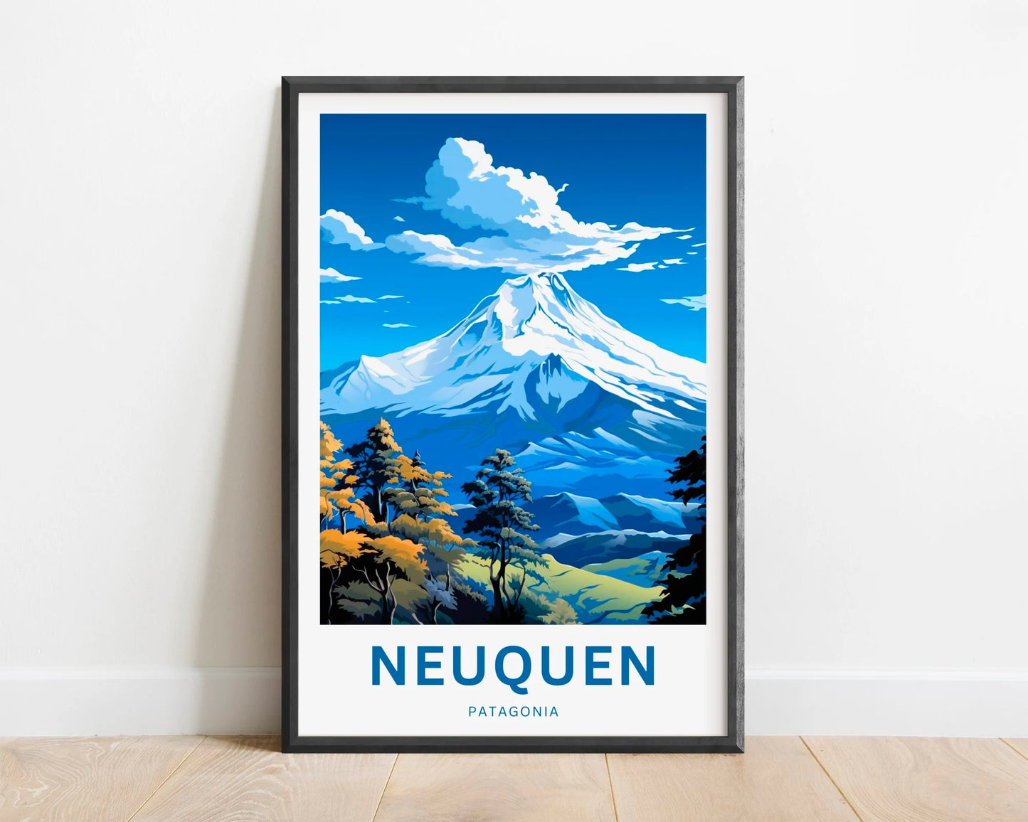 Neuquen Travel Poster