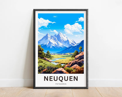 Neuquen Travel Poster