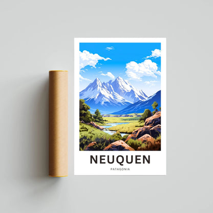 Neuquen Travel Poster