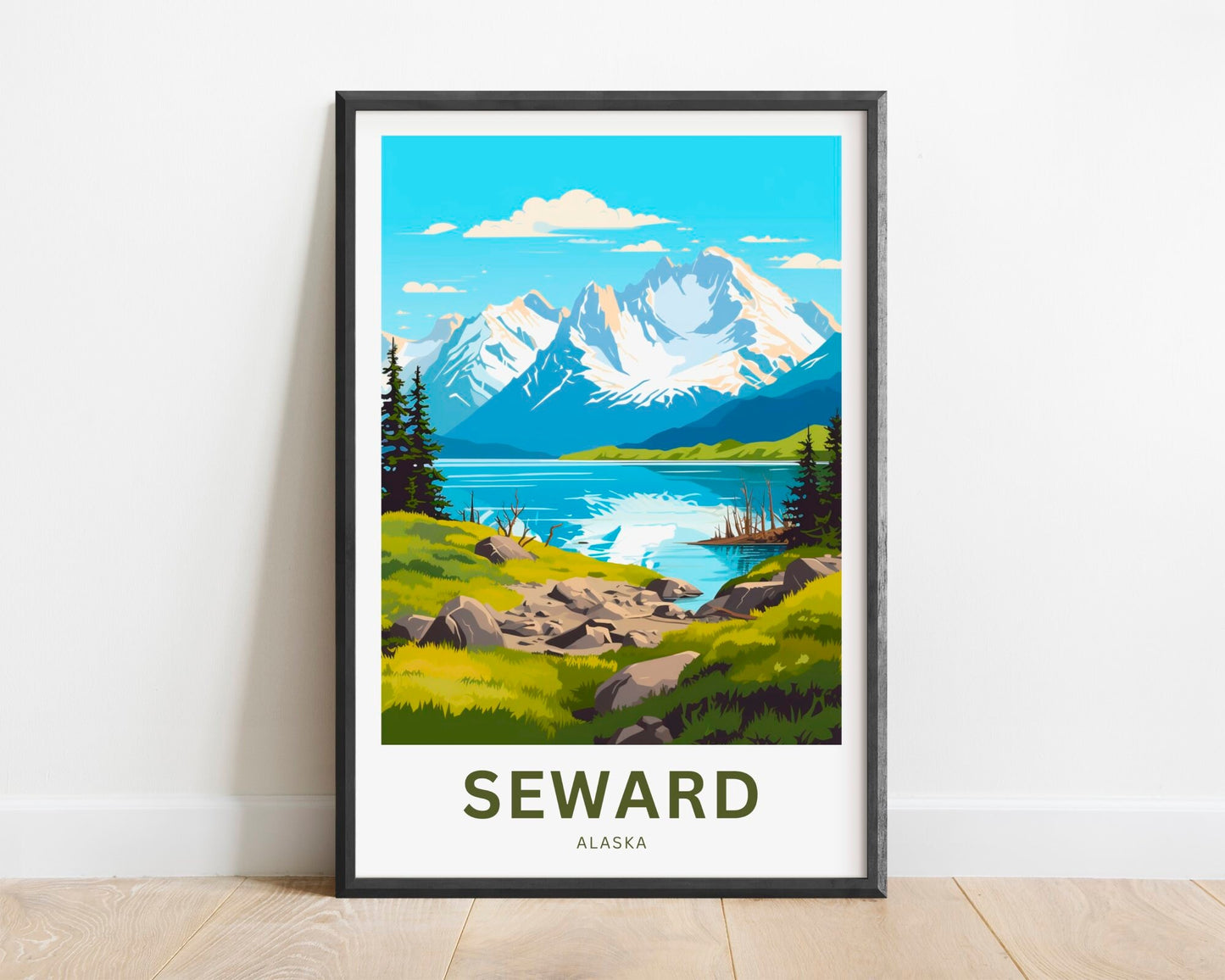 Seward Travel Poster