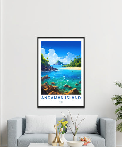 Andaman Island Travel Poster