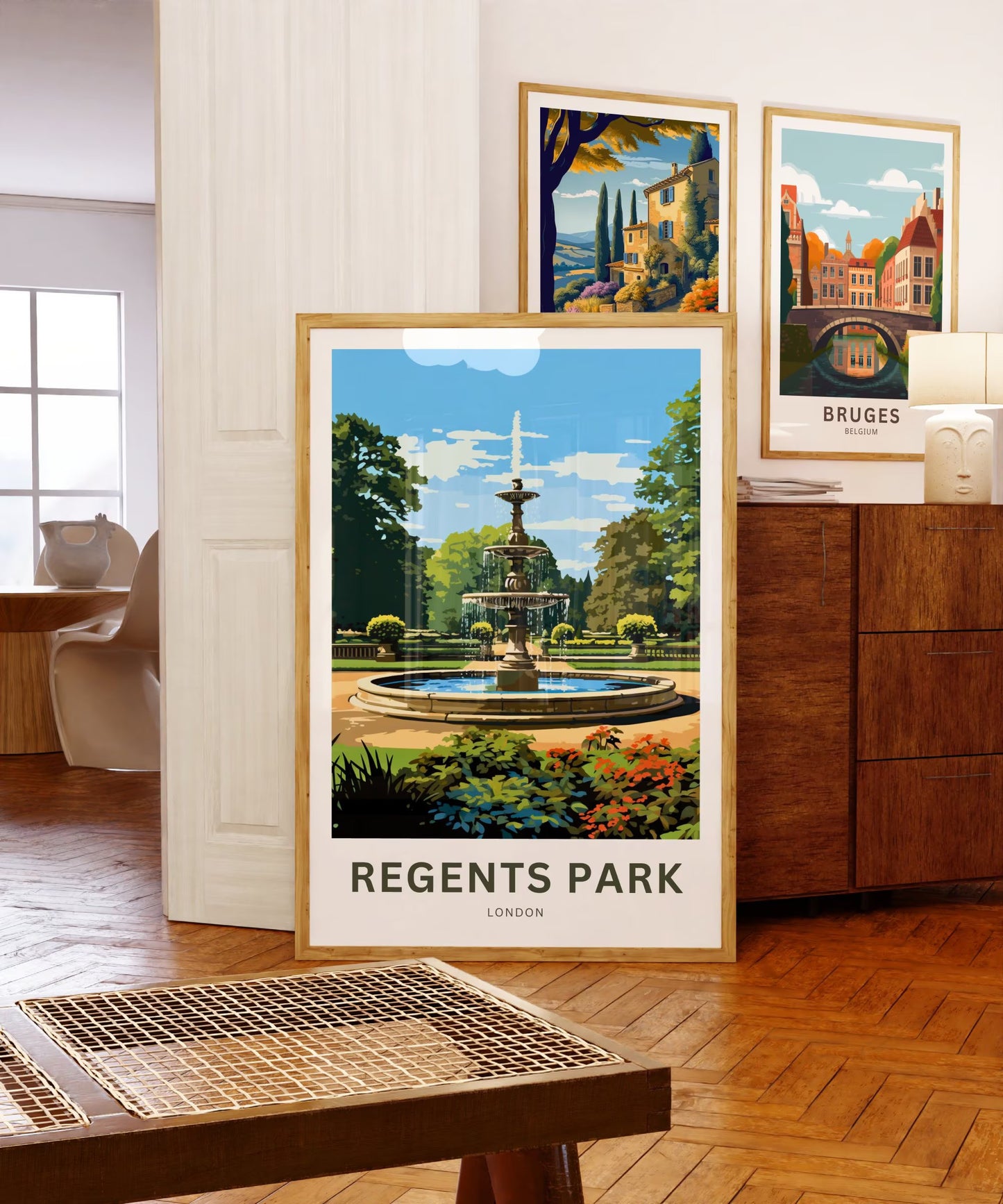 Regent's Park Travel Poster