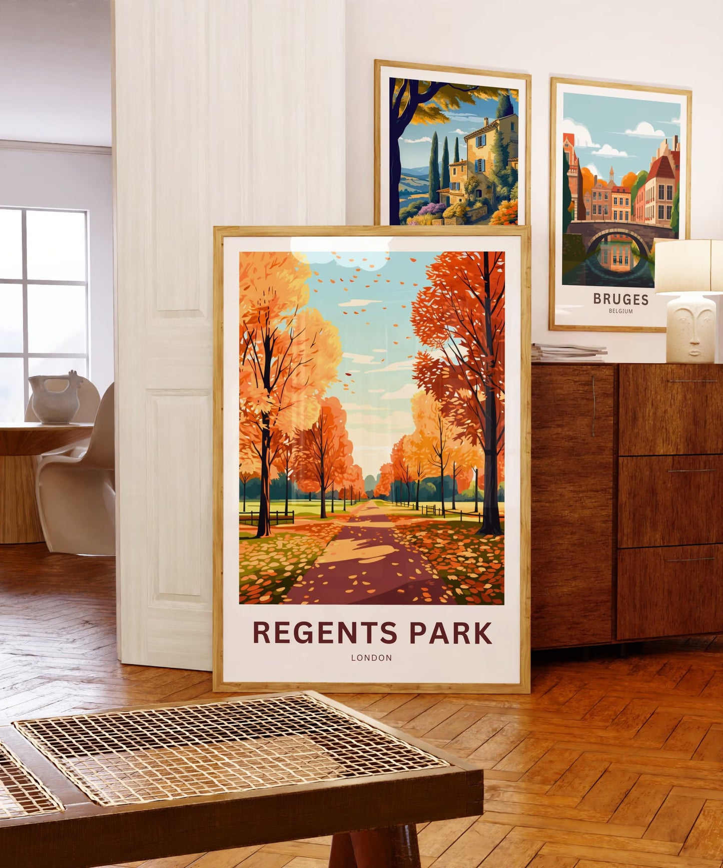 Regent's Park Travel Poster