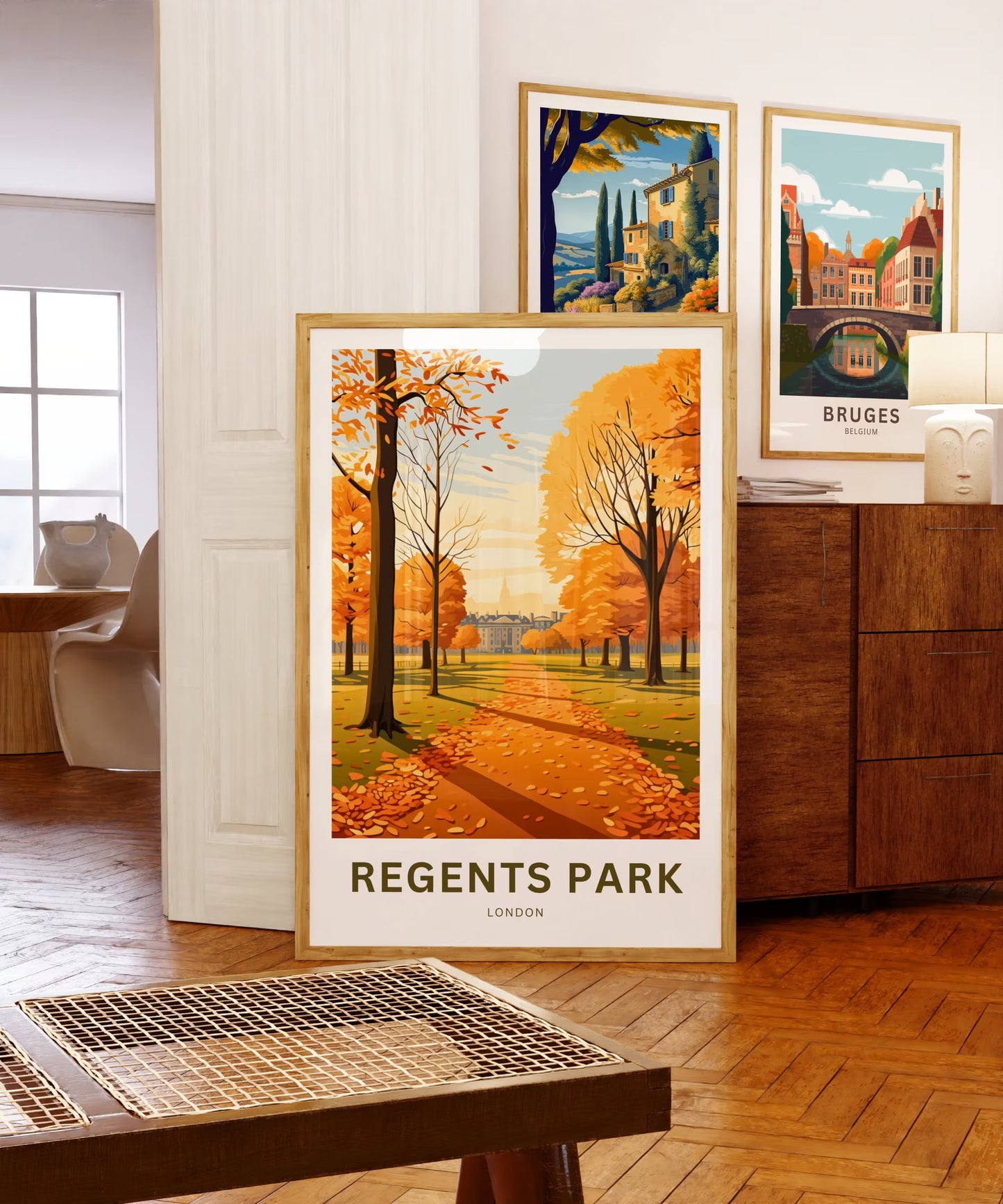 Regent's Park Travel Poster