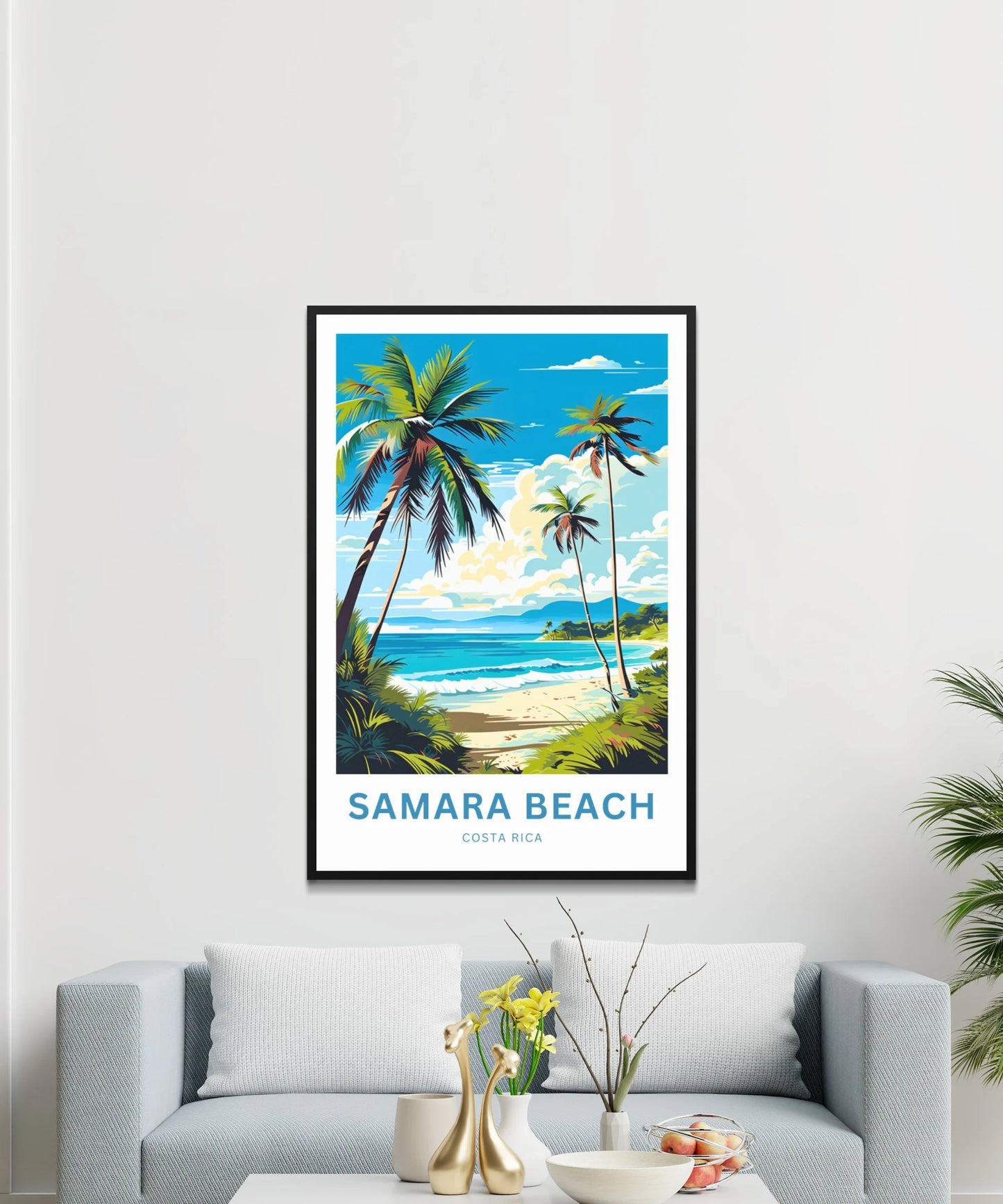 Samara Beach Travel Poster