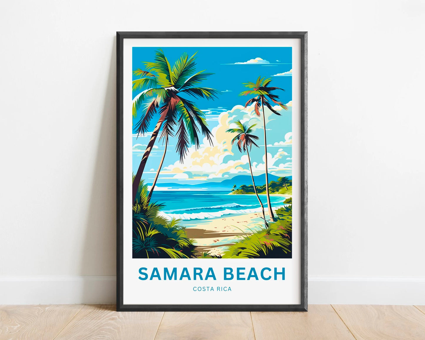 Samara Beach Travel Poster