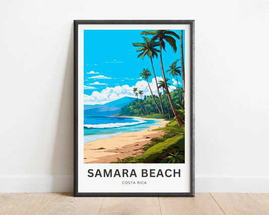 Samara Beach Travel Poster