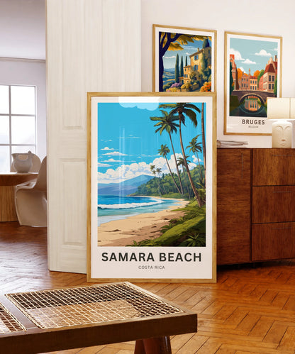 Samara Beach Travel Poster