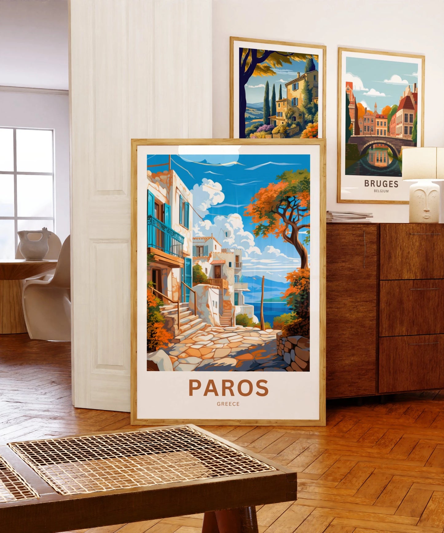 Paros Island Travel Poster