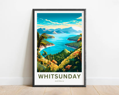 Whitsunday Travel Poster