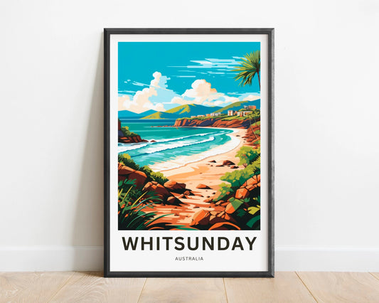 Whitsunday Travel Poster