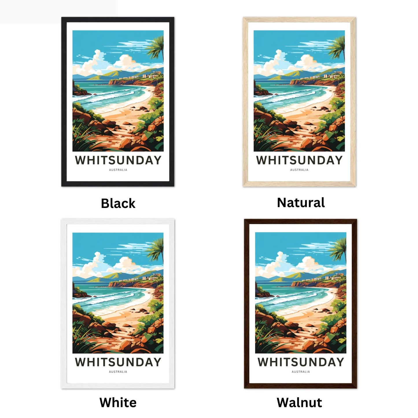 Whitsunday Travel Poster