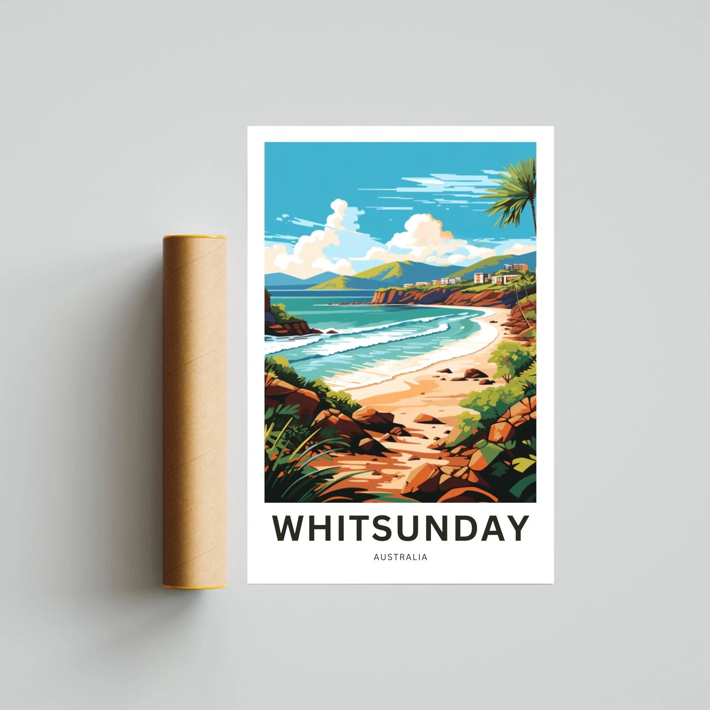 Whitsunday Travel Poster