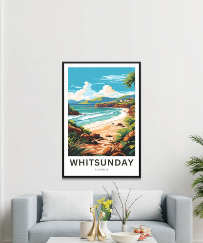 Whitsunday Travel Poster