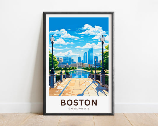 Boston Travel Poster