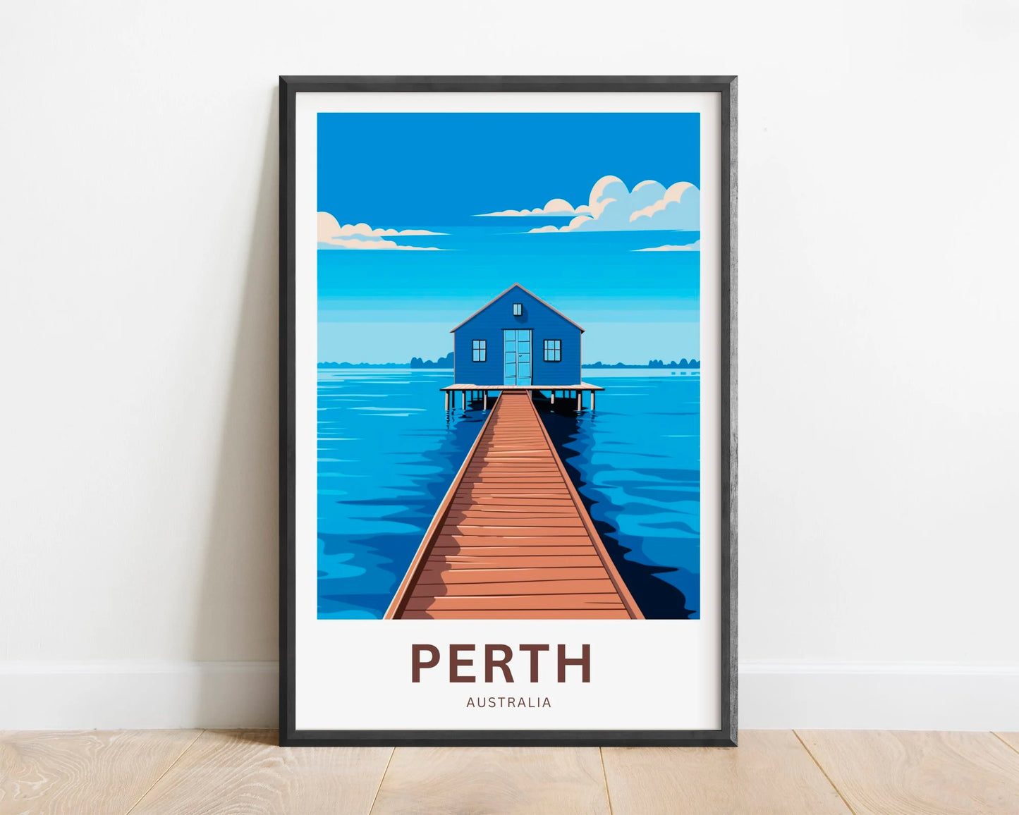 Perth Travel Poster